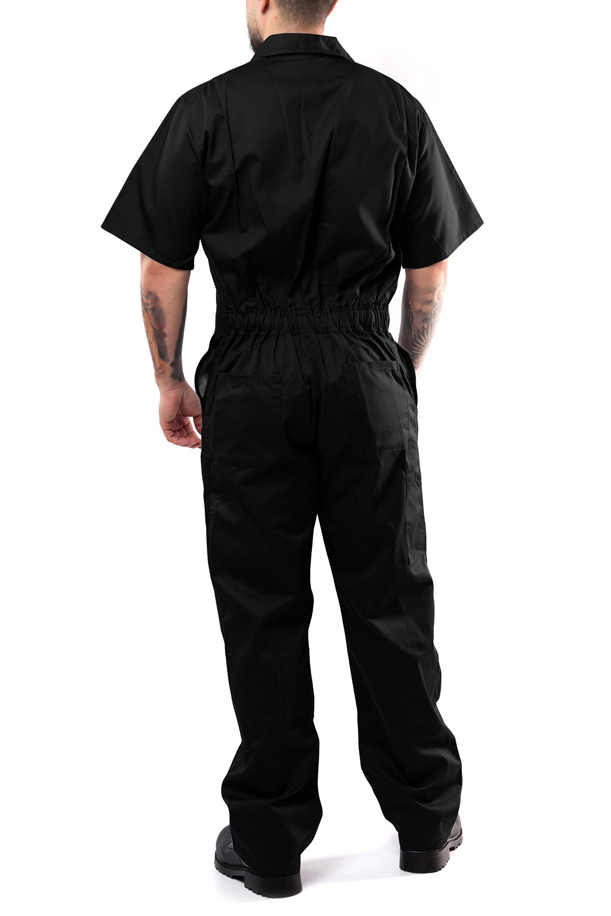 Kolossus Deluxe Short Sleeve Cotton Blend Coverall with Multi Pockets and Antistatic Zipper, KC04