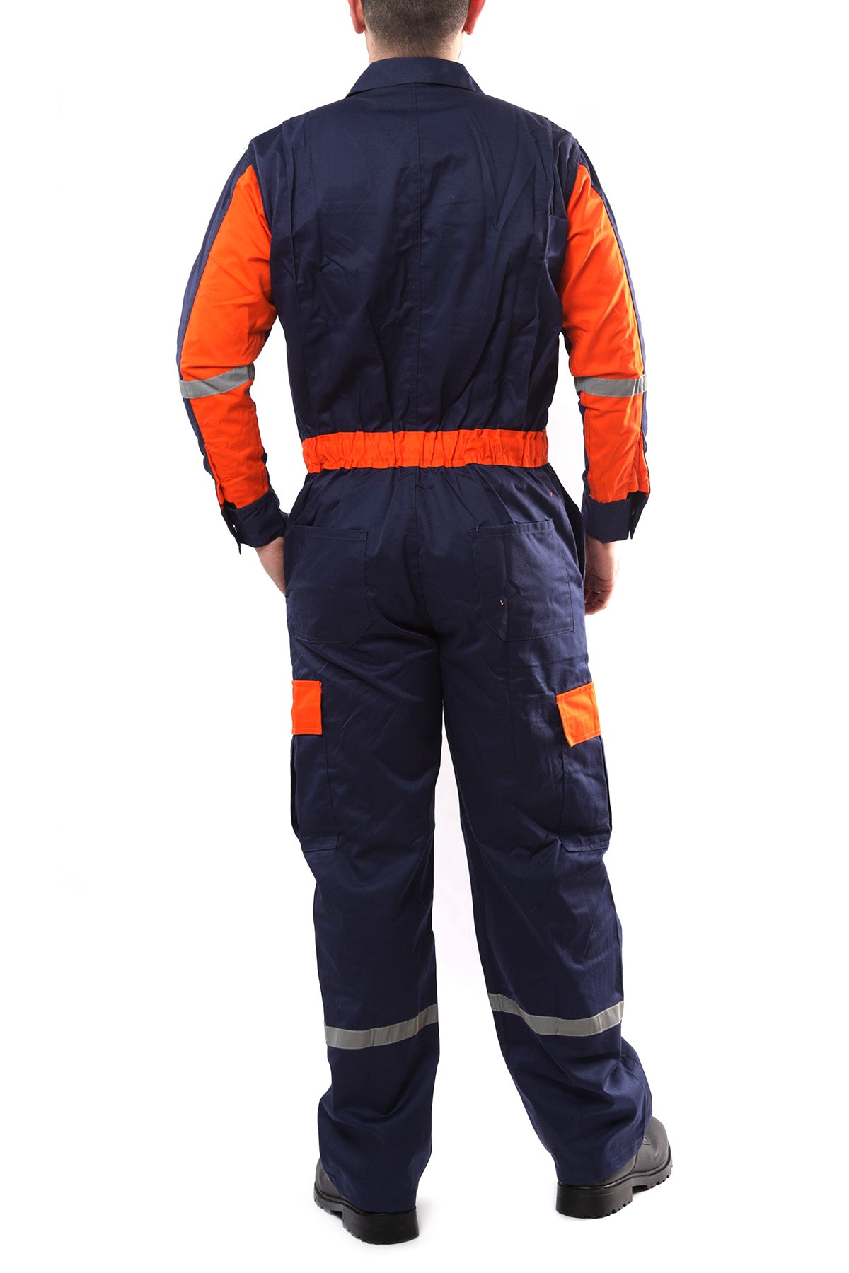 Kolossus Deluxe Long Sleeve Cotton Blend Coverall with Enhanced Visibility