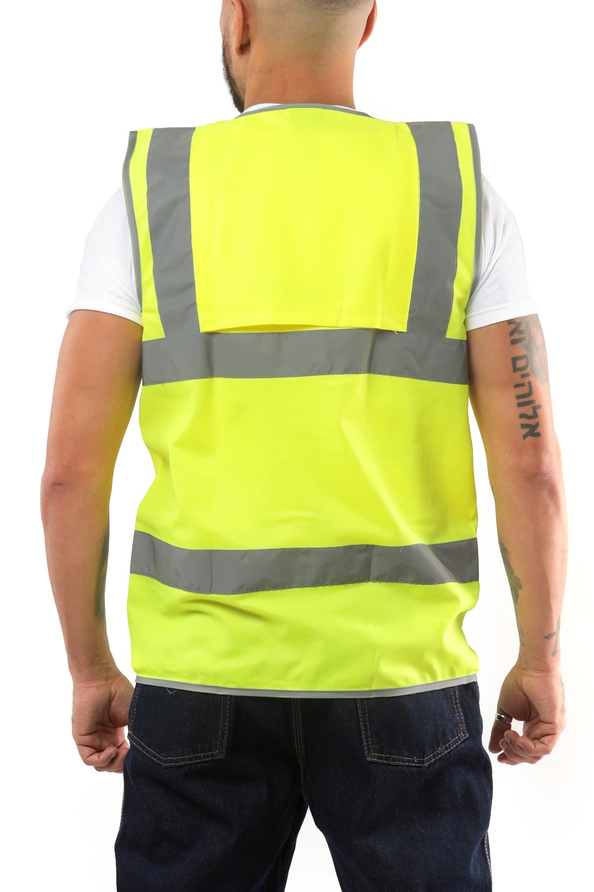 Kolossus Premium Hi-Vis Safety Vest | Frontal Pockets | Cool Dry Mesh Back | ANSI Class 2