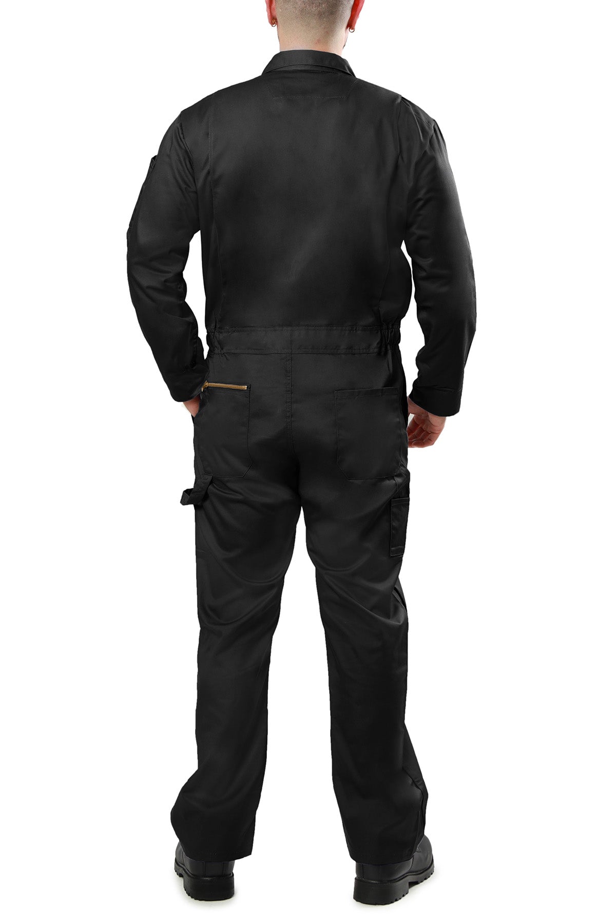 Kolossus Pro-Utility Cotton Blend Long Sleeve Coverall with Zip-Front Pocket, KC07