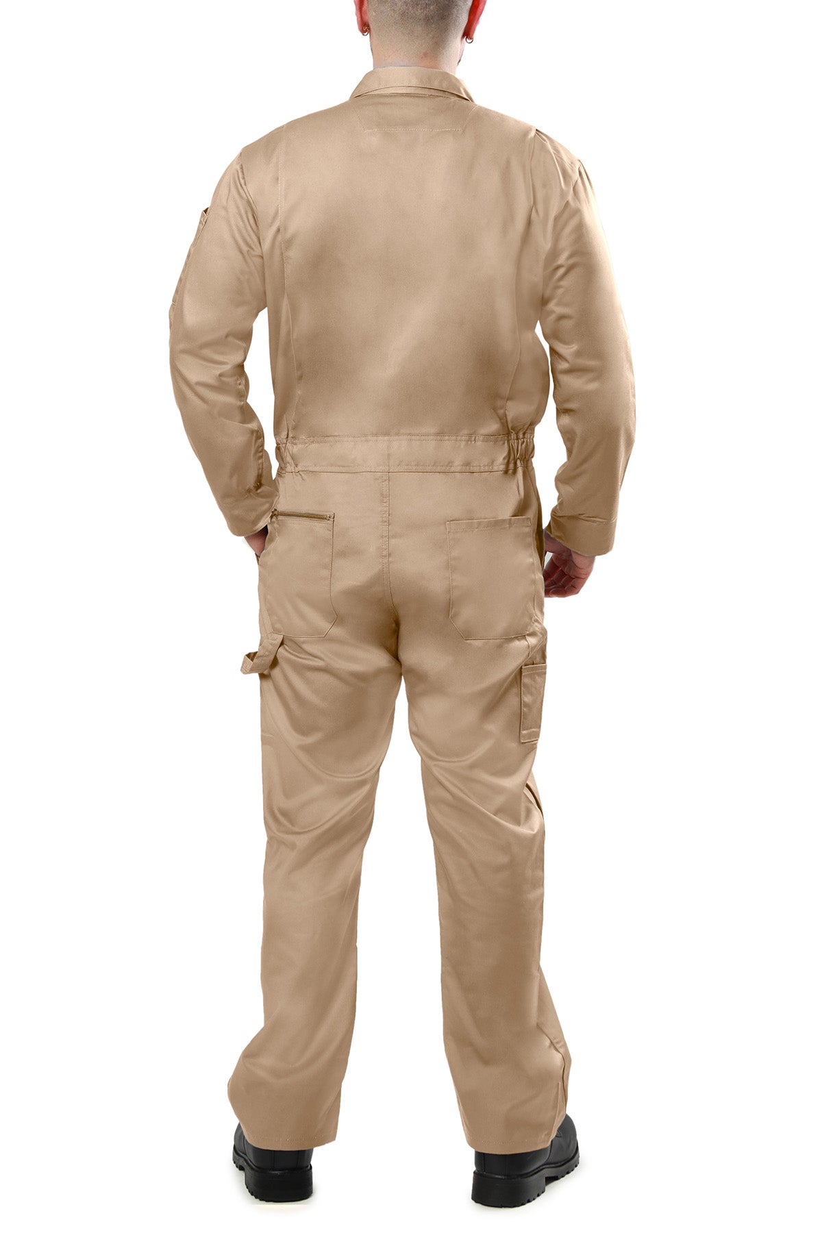 Kolossus Pro-Utility Cotton Blend Long Sleeve Coverall with Zip-Front Pocket, KC07