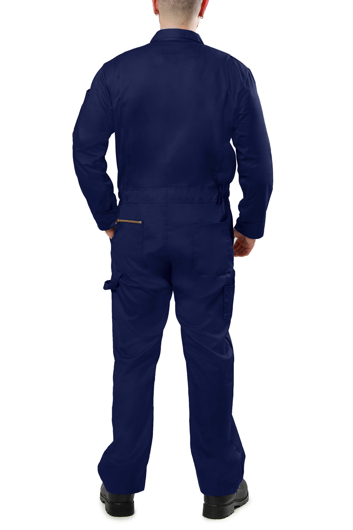 Kolossus Pro-Utility Cotton Blend Long Sleeve Coverall with Zip-Front Pocket, KC07