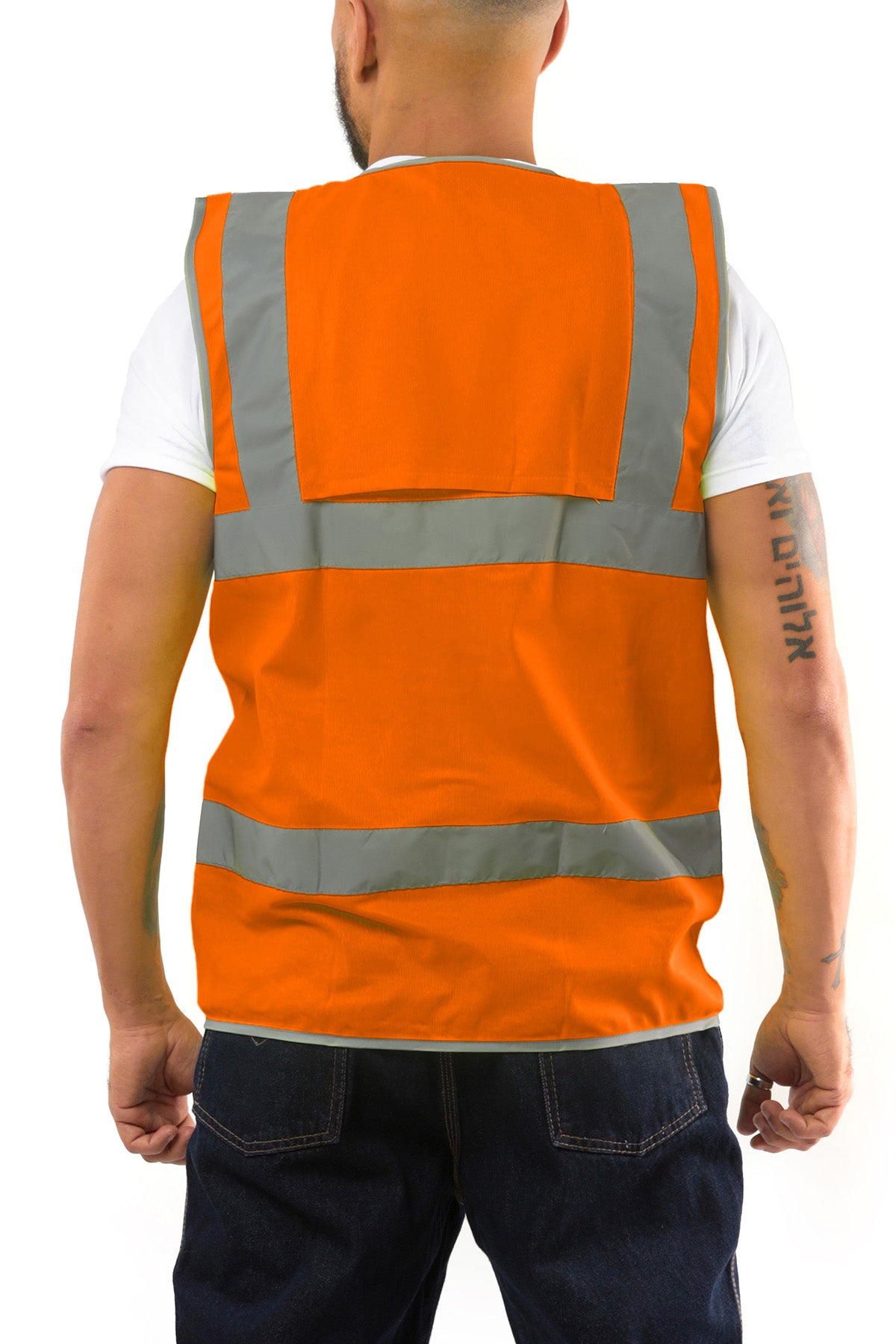 Kolossus Premium Hi-Vis Safety Vest | Frontal Pockets | Cool Dry Mesh Back | ANSI Class 2