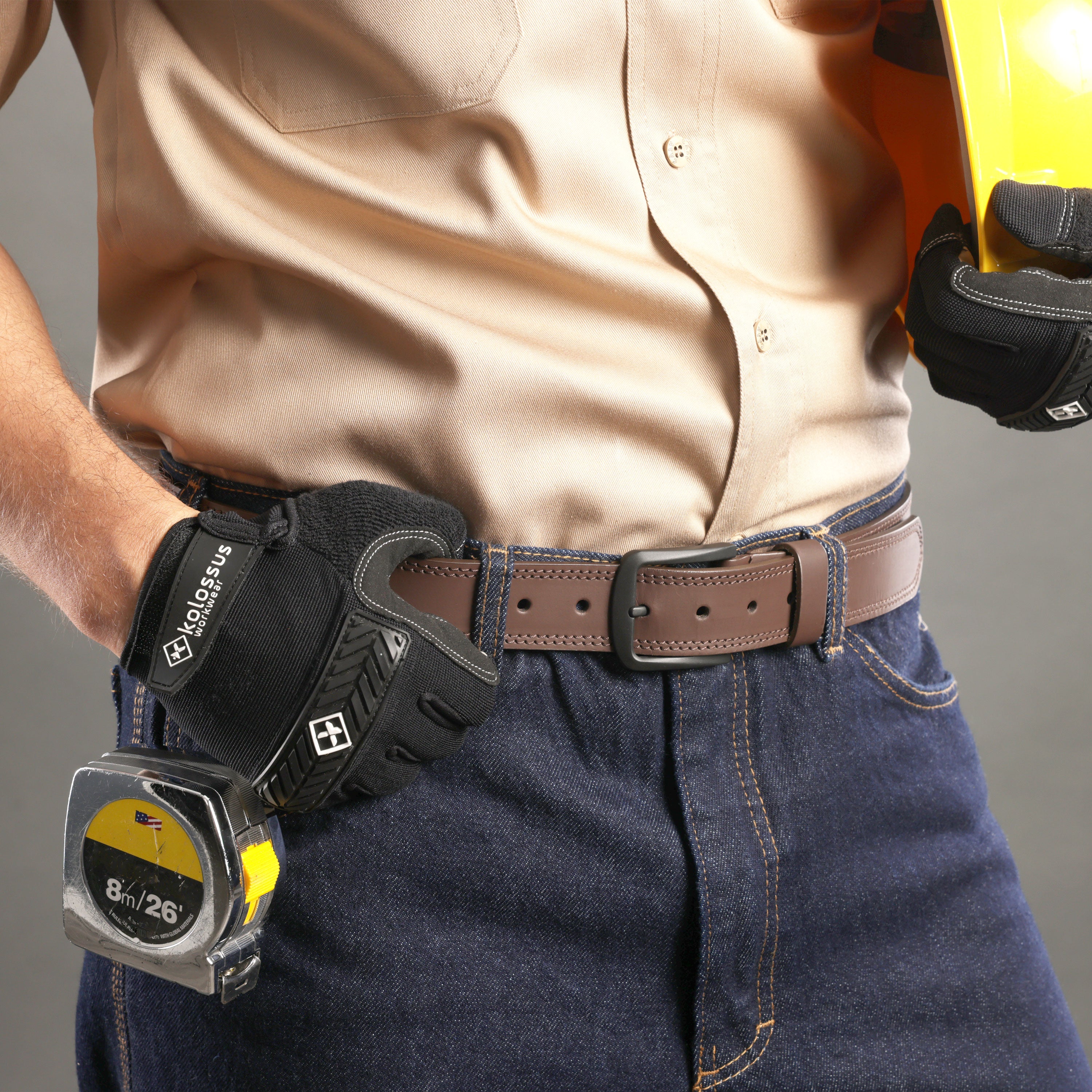 Kolossus work gloves, heavy duty, flex grip, and touch capable