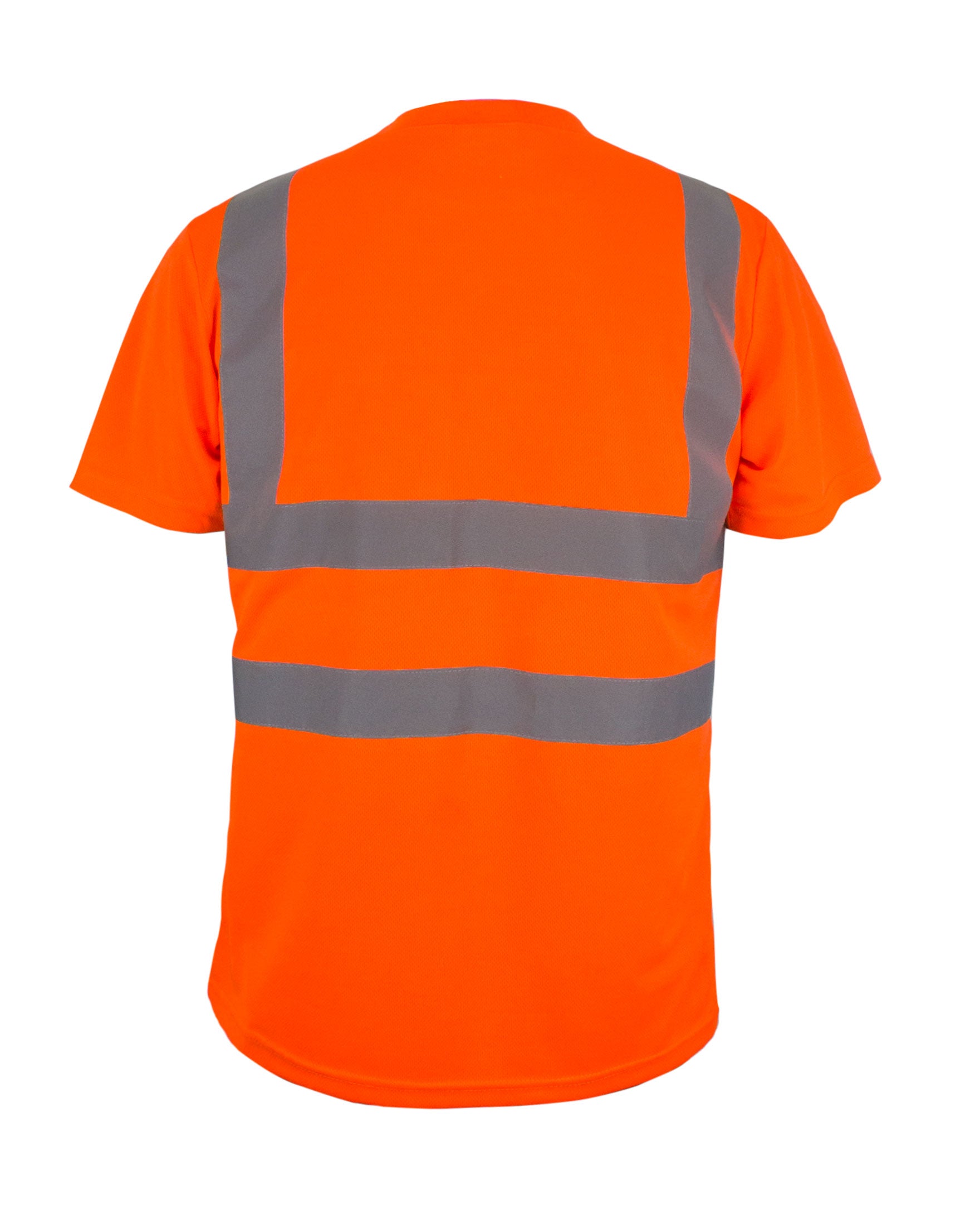 Kolossus AirFlex ANSI Class 2 Compliant High Visibility Short Sleeve Safety Shirt Orange