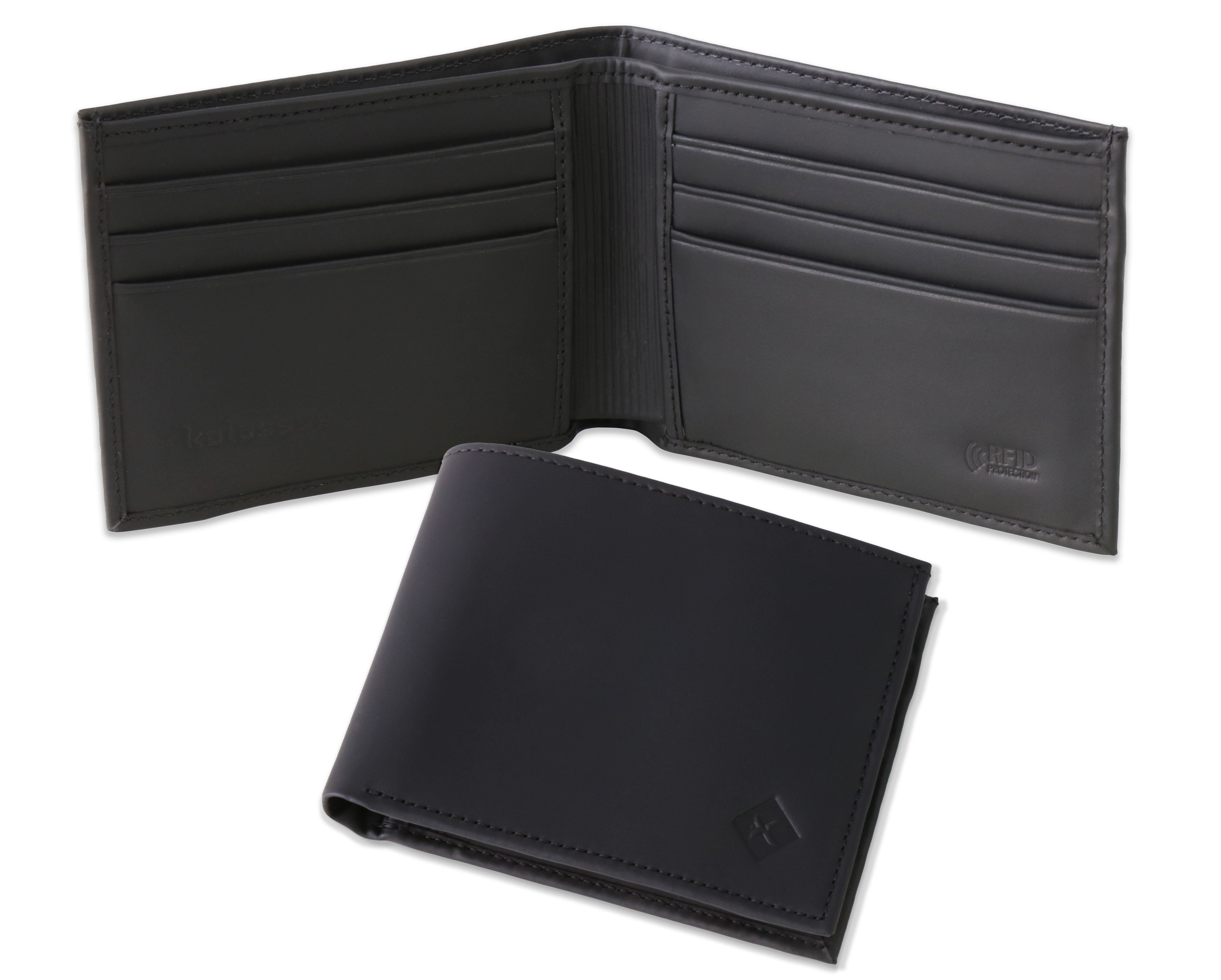 Kolossus Wallet for Men, Full Grain Leather, Minimalist Slim, RFID Blocking, Billfold with 6 Card Slots