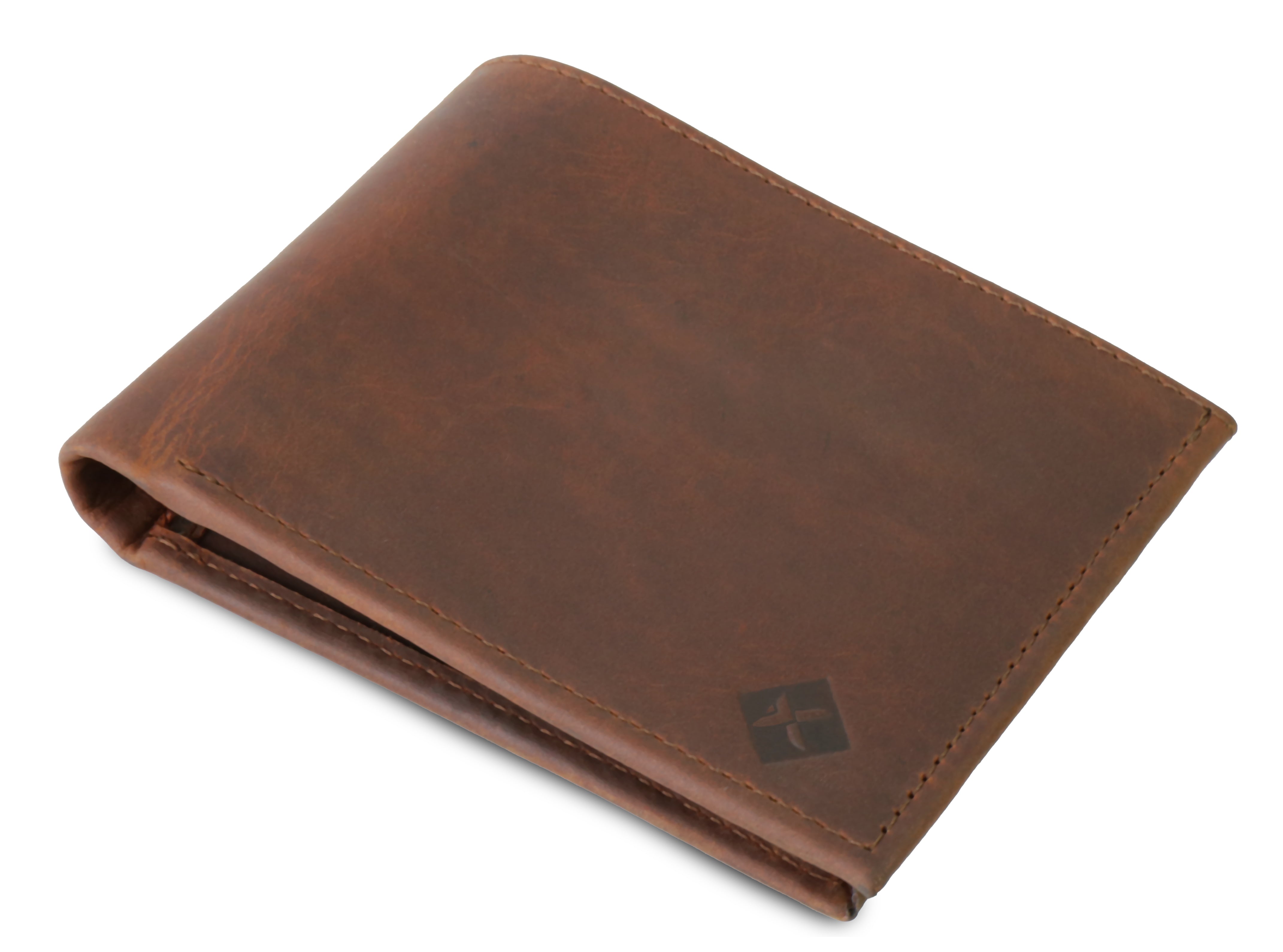 Kolossus Wallet for Men, Full Grain Leather, Minimalist Slim, RFID Blocking, Billfold with 6 Card Slots