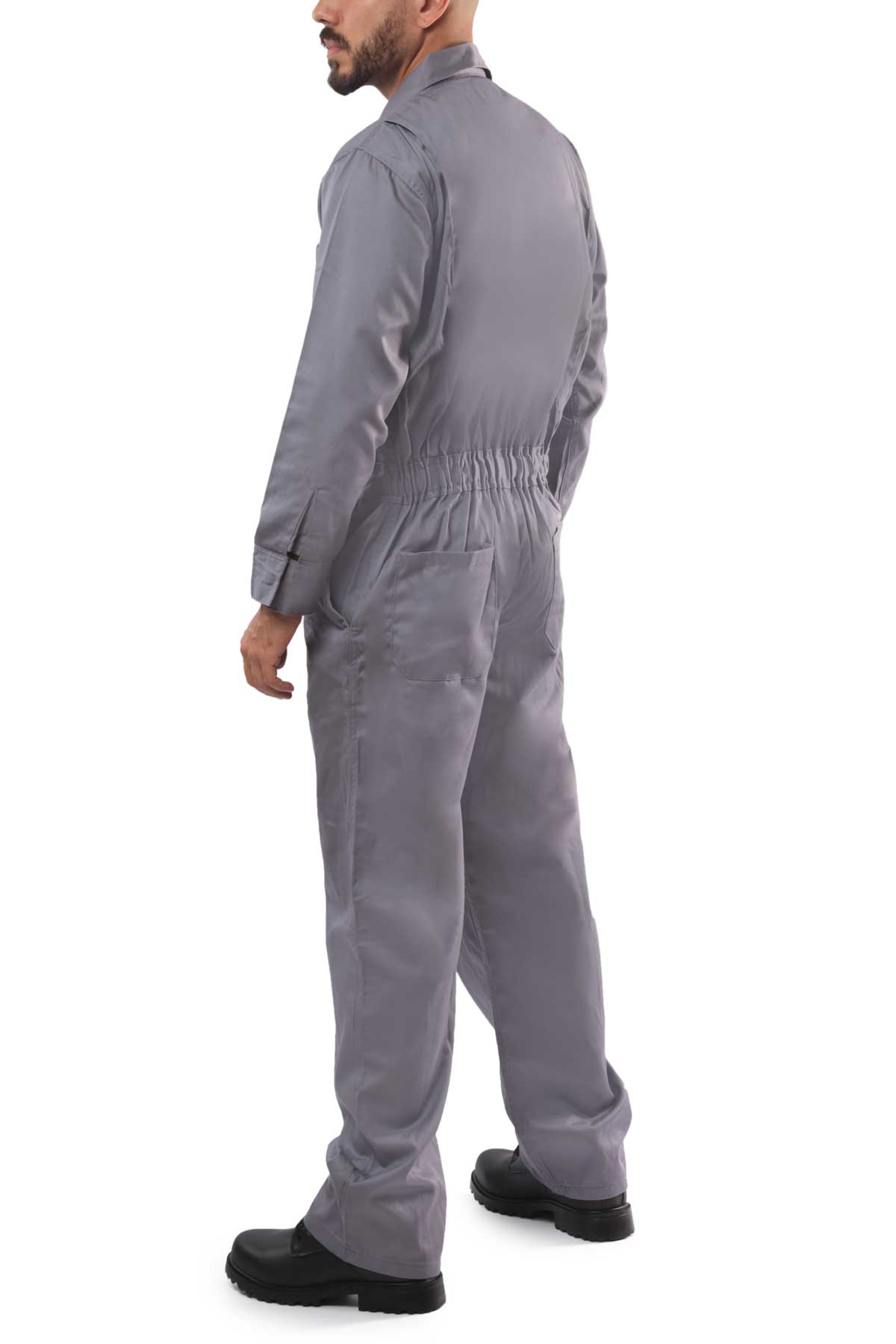 Off-White c/o Virgil Abloh Grey Workwear Jumpsuit in Gray for Men | Lyst