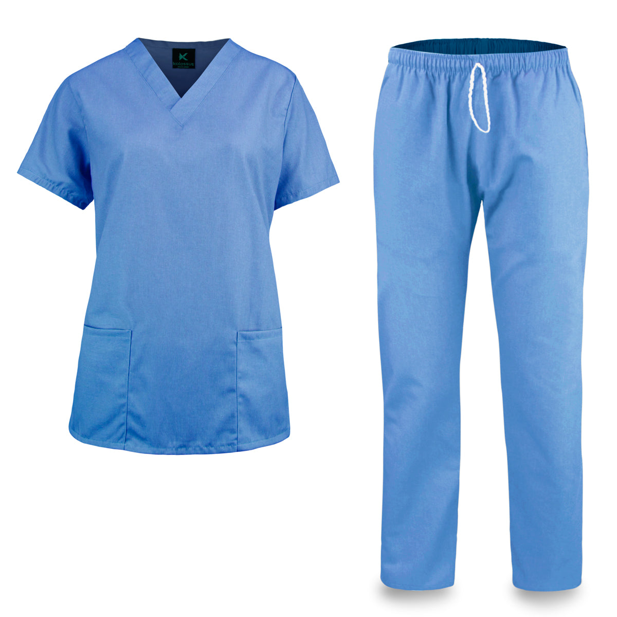 En skønne dag Formen Pebish KM51L - Kolossus Women's Cotton Poly Blend Medical Scrubs Set – Kolossus  Workwear